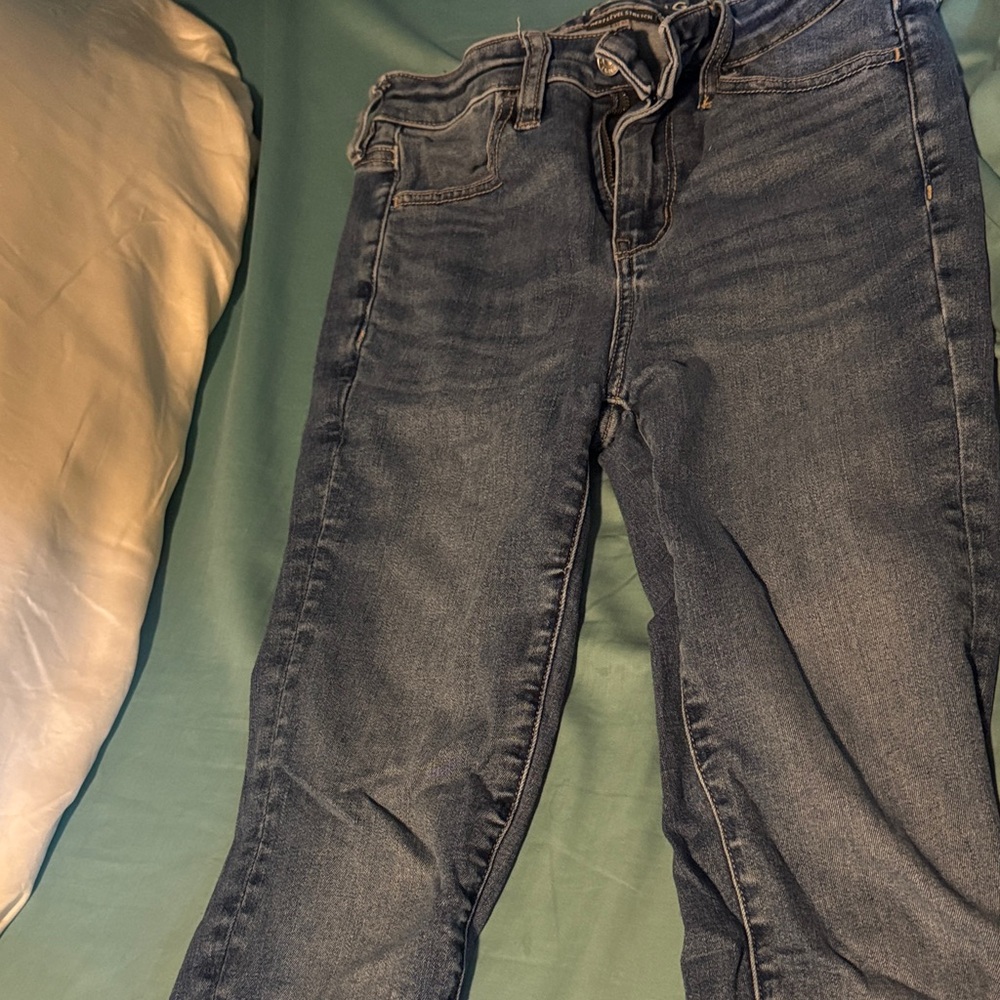 American Eagle Outfitters Dark Blue Skinny Jeans